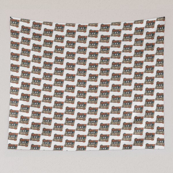 Item preview, Trust Me I'm An Engineer, Retro Vintage Style designed and sold by graphic-genie.