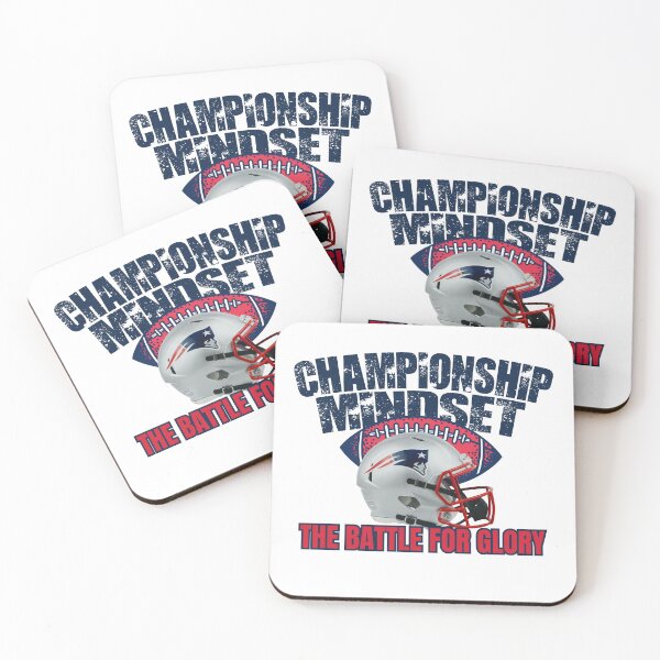 Item preview, Championship Mindset Patriots Football Fan Design designed and sold by PixelGrafiks.