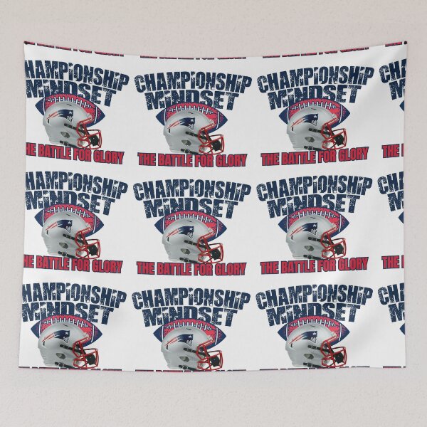 Item preview, Championship Mindset Patriots Football Fan Design designed and sold by PixelGrafiks.