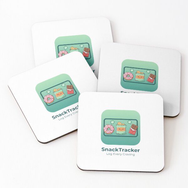 Item preview, Funny Fake App Sticker - SnackTracker Log Every Craving designed and sold by OrikuStudio.