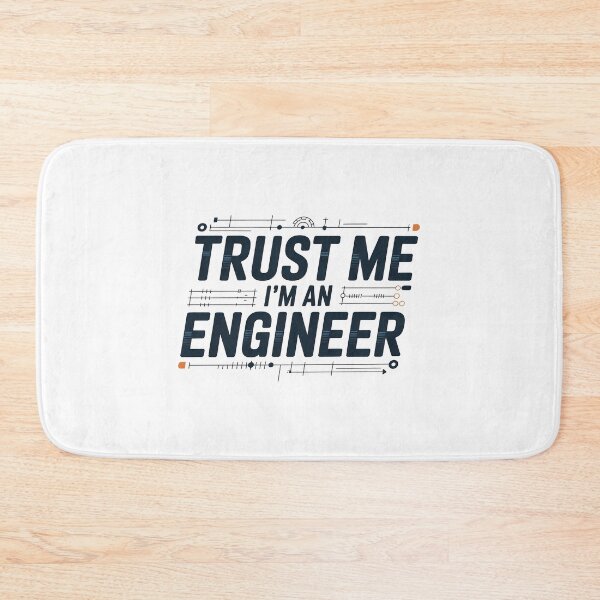 Item preview, Trust Me I'm An Engineer, Retro Vintage Style designed and sold by graphic-genie.