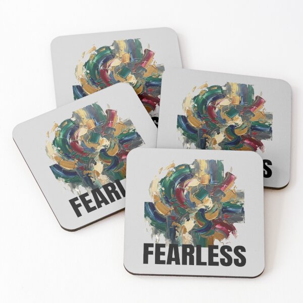 Item preview, Fearless Abstract Art - Colorful Brushstroke Statement Design designed and sold by ZoomTaDesign.