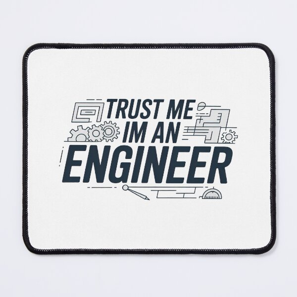 Item preview, Trust Me I'm An Engineer, Retro Vintage Style designed and sold by graphic-genie.
