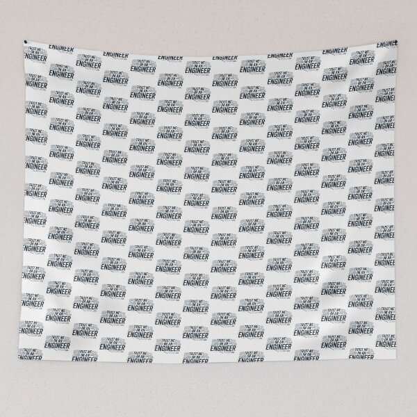 Item preview, Trust Me I'm An Engineer, Retro Vintage Style designed and sold by graphic-genie.