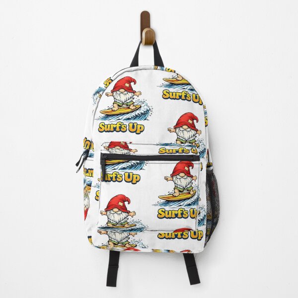 Item preview, Surf’s Up Gnome – Funny Surfing Gnome Cartoon Design designed and sold by Moriarty's Digital Visions.