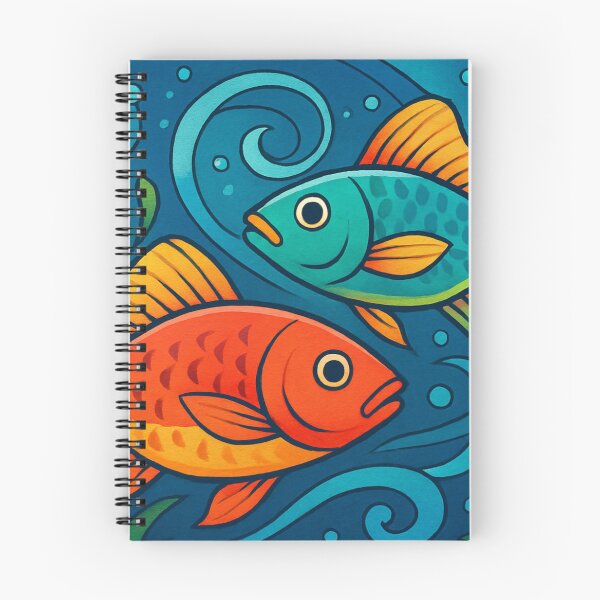 Item preview, Colorful fish in the swirling water designed and sold by Sigtrix.