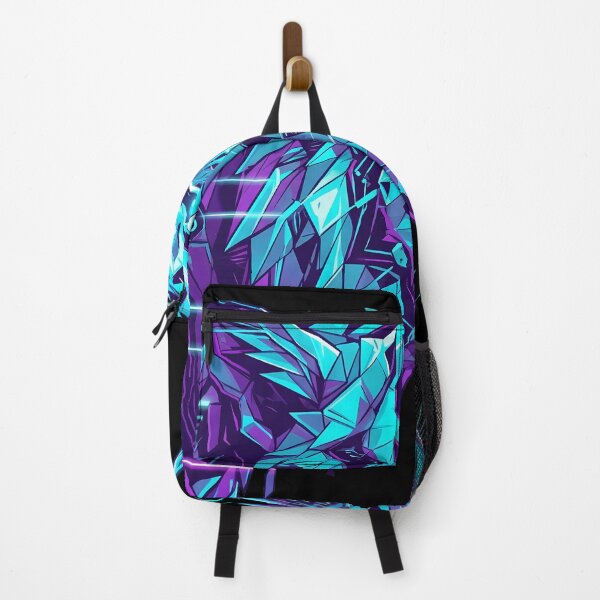 Item preview, Cyberpunk Tiger - Geometric Neon Big Cat Design designed and sold by Neon Nature Studio.