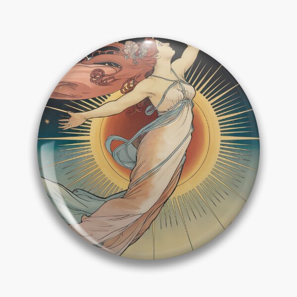 Item preview, Art Nouveau Morning Star Allegory | Venus Celestial Woman Inspired by Alphonse Mucha designed and sold by Tamas Das.