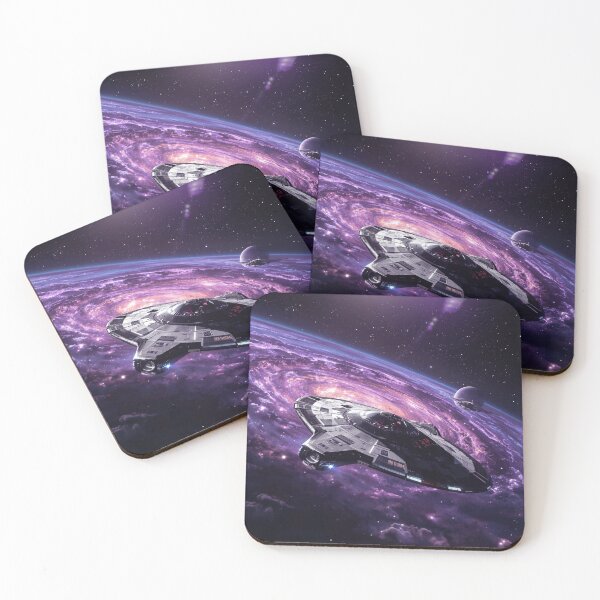 Item preview, space craft in galaxy designed and sold by  Mudikeys.