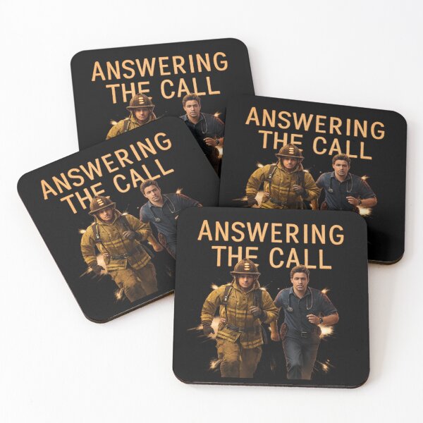 Item preview, Answering the Call - Firefighter & Paramedic Hero Art designed and sold by MKreative Studio.