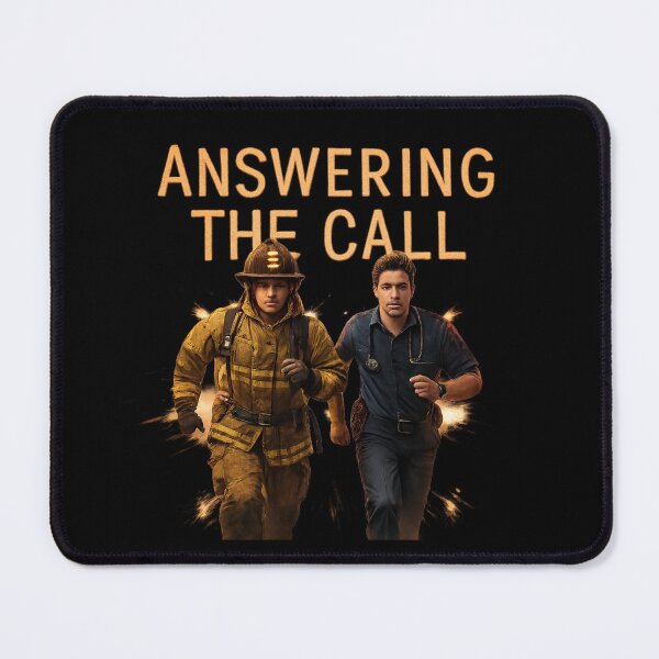 Item preview, Answering the Call - Firefighter & Paramedic Hero Art designed and sold by MKreative Studio.