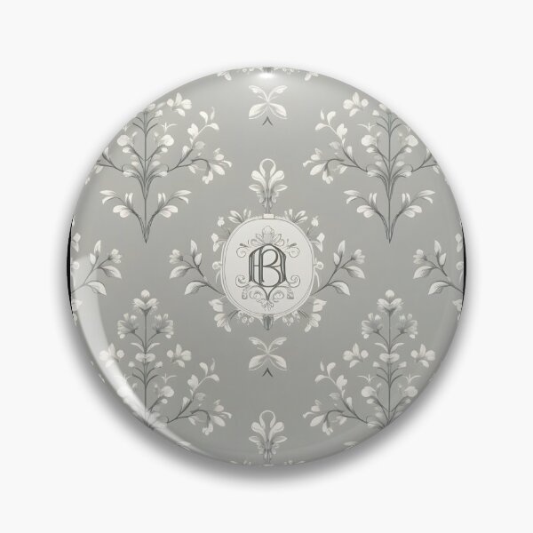Item preview, Minimal Grey Floral Pattern Elegant Botanical Wallpaper Style Design | Premium HD Design designed and sold by MillionaireGenZ ⭐⭐⭐⭐⭐ (5.0).