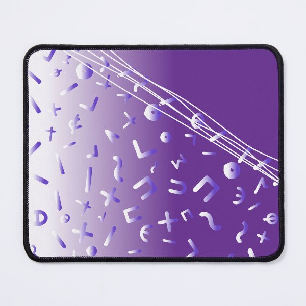 Item preview, A set of mathematical numbers in a white and purple pattern. designed and sold by KwangCB.
