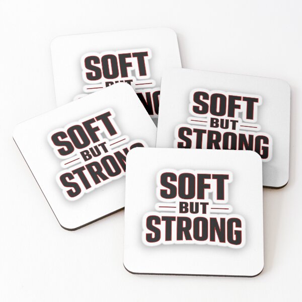 Item preview, Soft but strong-bold attitude typography design designed and sold by harshartsz.