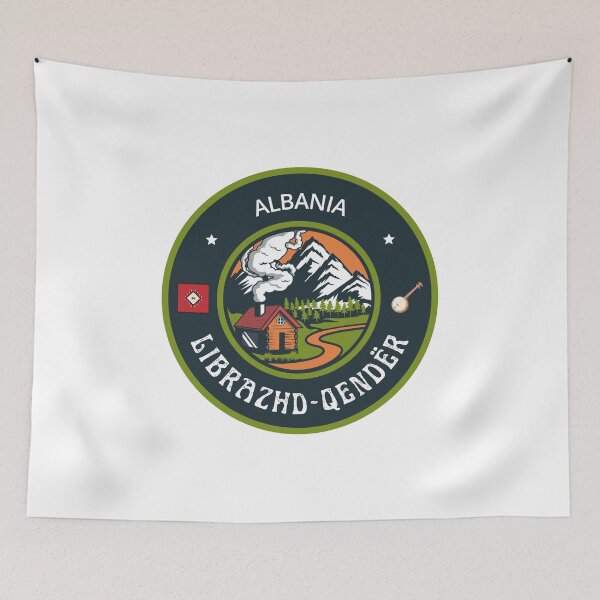 Item preview, Librazhd Albania | Green Travel Emblem designed and sold by World Designs.