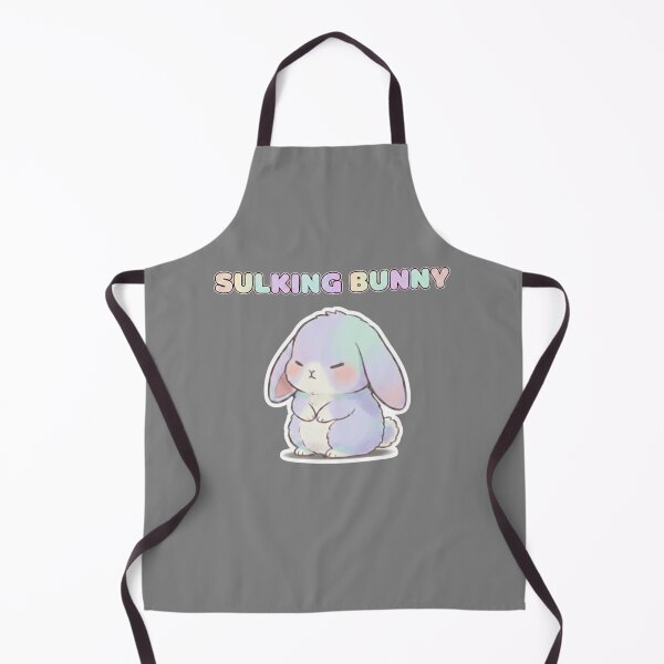 Item preview, Sulking Bunny - Cute Pastel Kawaii Rabbit designed and sold by NMF-HUB.