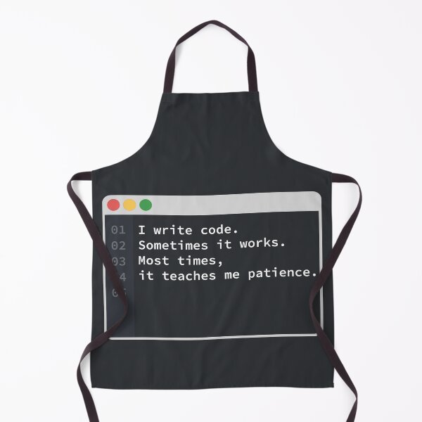 Item preview, Funny Coding Patience Quote designed and sold by CosmoMagiclk.