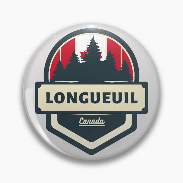Item preview, Longueuil Canada | Retro Vintage Travel Badge designed and sold by World Designs.