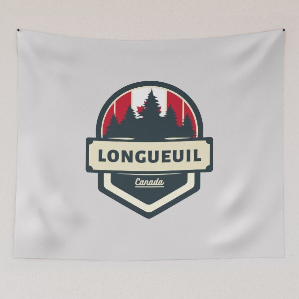 Item preview, Longueuil Canada | Retro Vintage Travel Badge designed and sold by World Designs.