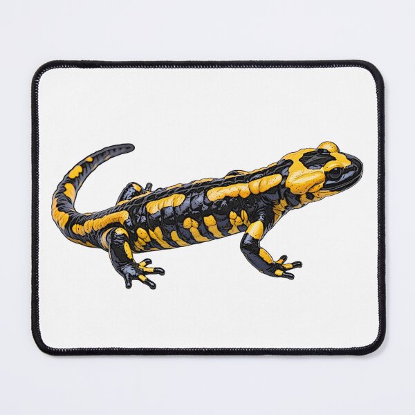 Item preview, Fire salamander, amphibian, animal motifs man designed and sold by Kirei-Lily.