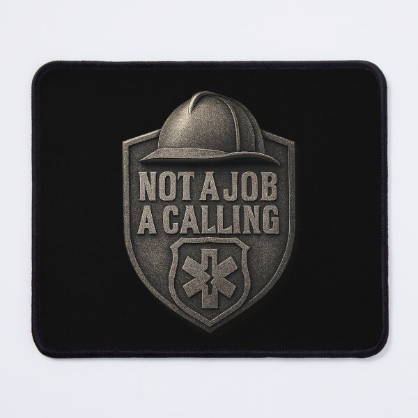 Item preview, Firefighter Emblem - Not a Job A Calling Metal Badge Design designed and sold by MKreative Studio.