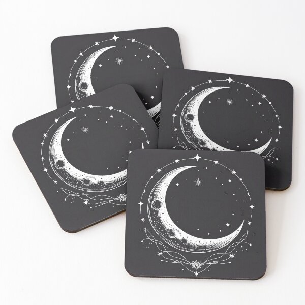Item preview, Crescent Moon Line Art Celestial Night Sky Illustration Design | Premium HD Deisgn designed and sold by MillionaireGenZ ⭐⭐⭐⭐⭐ (5.0).