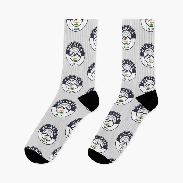 Item preview, Kolkāta India | Black and White Travel Crest designed and sold by World Designs.