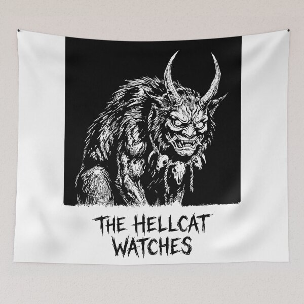 Item preview, The Hellcat Guardian - Japanese Oni Cat designed and sold by bapupa.