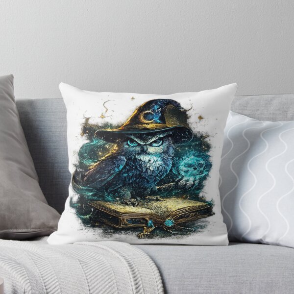 Item preview, Mystic Wizard Owl with Spellbook designed and sold by myforestfog.