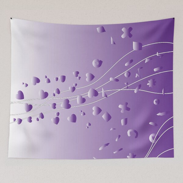 Item preview, I love math in white and purple. designed and sold by KwangCB.