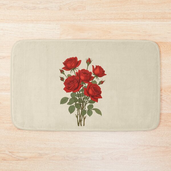 Item preview, A Bouquet Of Red Roses Vector Art Illustration designed and sold by taiche.
