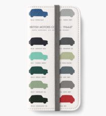 Austin Mini classic - 60's original car colours iPhone Wallet/Case/Skin