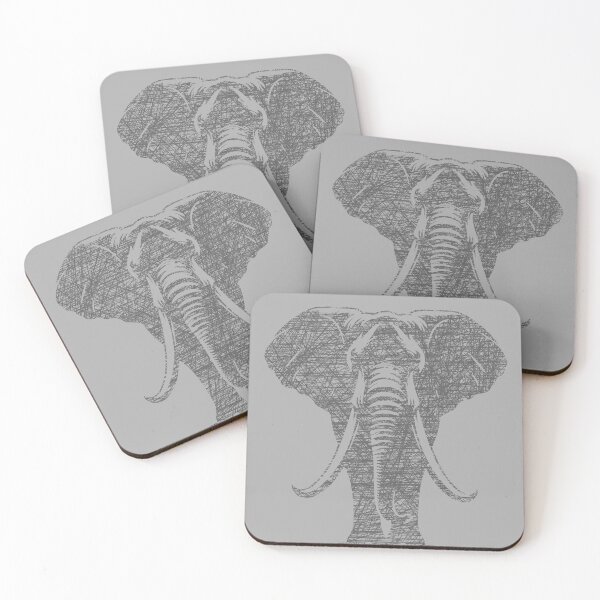 Item preview, Scribbled elephant designed and sold by BeJahMan.