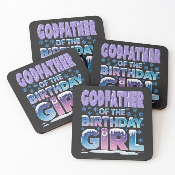 Item preview, Godfather of The Birthday Girl Snowflakes Themed Matching  designed and sold by ArleneRowe.