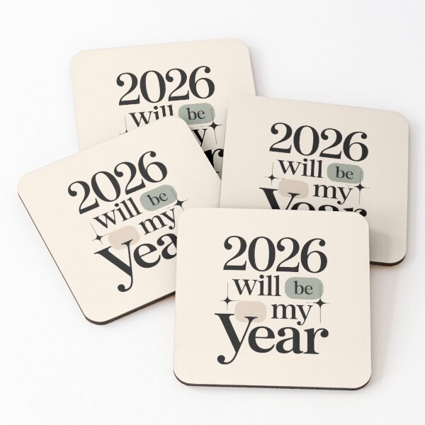 Item preview, 2026 Will Be My Year – Minimal Motivational Quote Design designed and sold by ABLAT_CREATIONS.