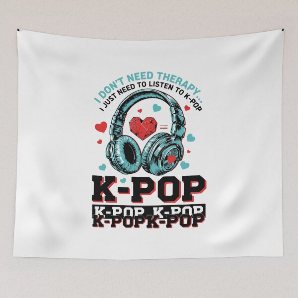 Item preview, I Dont Need Therapy I Just Need To Listen To K-Pop designed and sold by LuminOrb.
