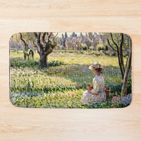 Item preview, Woman Seated under the Willows - Solitude and Serenity designed and sold by artdesignsnow.