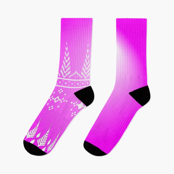 Item preview, White and pink Thai pattern designed and sold by KwangCB.