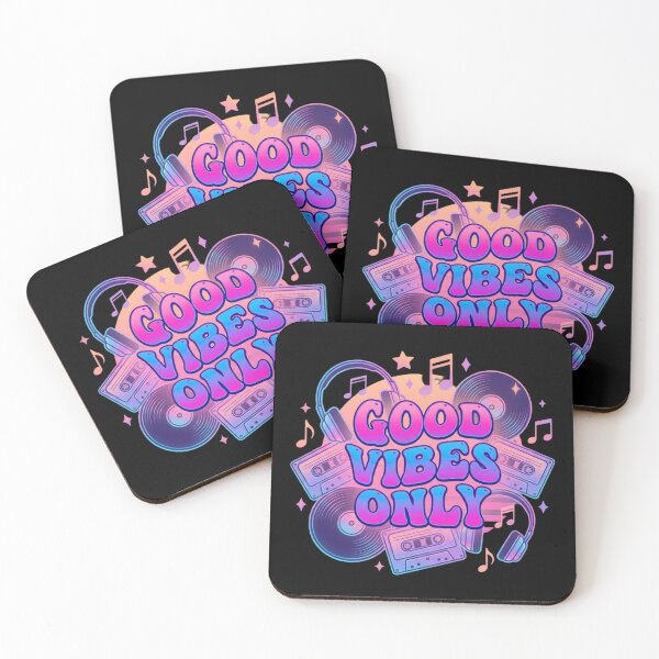 Item preview, Good Vibes Only - Y2K Retro Aesthetic Music Design | 2000s Nostalgia Vaporwave designed and sold by ZoomTaDesign.