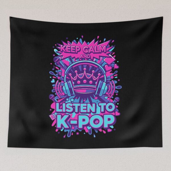 Item preview, Keep Calm And Listen To K-Pop Korean Music Love designed and sold by LuminOrb.