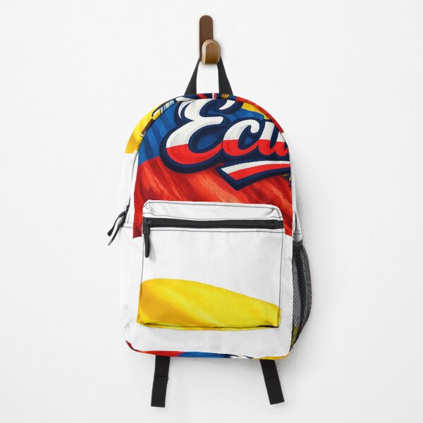 Item preview, Ecuador Flag Design – Ecuadorian Pride Script Typography designed and sold by GarnerSupplyCo.