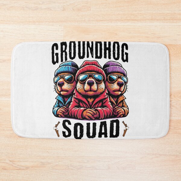 Item preview, Groundhog Squad Funny Animal Lover Groundhog Day Group  designed and sold by ArleneRowe.