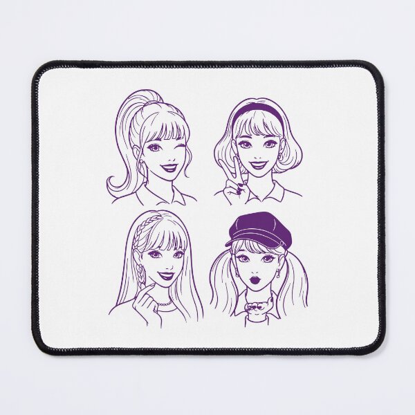 Item preview, Kpop Korean Pop Cute Anime Korea Girl Finger Heart designed and sold by LuminOrb.