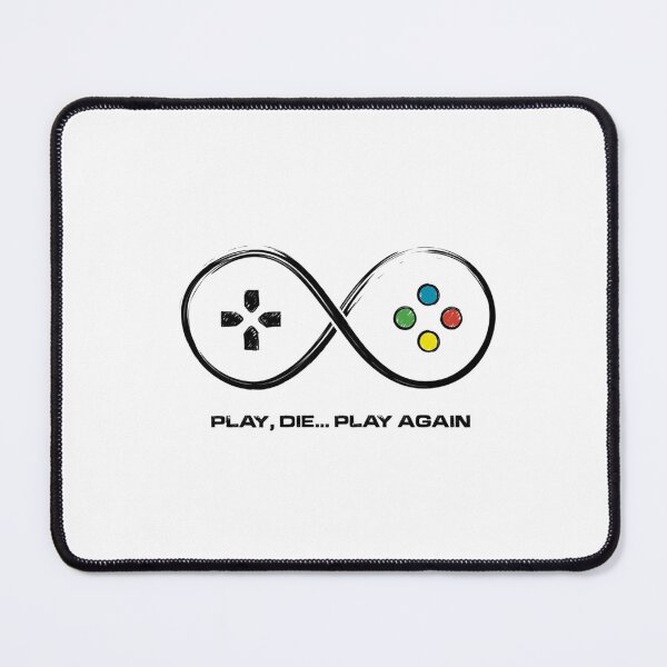 Item preview, Play Die Play Dark Gamer Quote for Hardcore Gaming Mindset designed and sold by Lineesh Kumar.