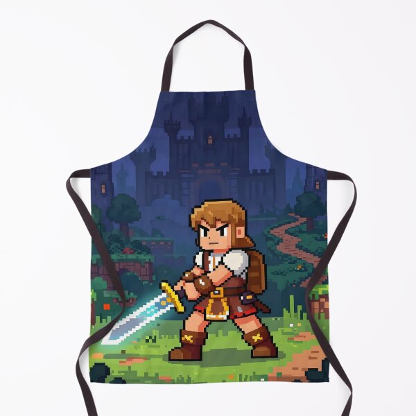 Item preview, Pixel Art Fantasy Adventurer Prince | Retro RPG Hero Quest Illustration designed and sold by ReverieTown.