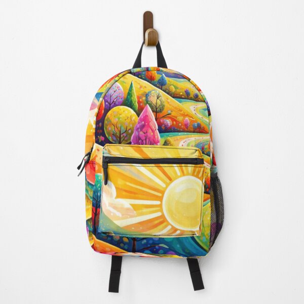 Item preview, A luminous fantasy landscape in a riot of color designed and sold by Sigtrix.