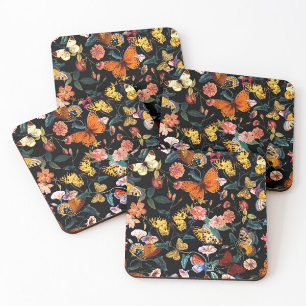 Item preview, Butterfly Garden - Night  designed and sold by Burcu Korkmazyurek.