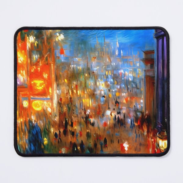 Item preview, Leicester Square at Night, London designed and sold by artdesignsnow.