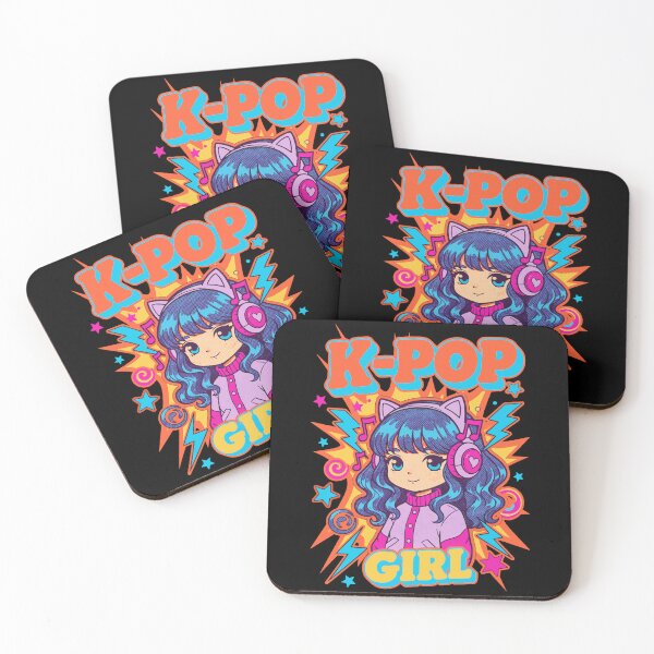 Item preview, K-Pop Girl Cute Korean Music Anime Kpop Fans designed and sold by LuminOrb.