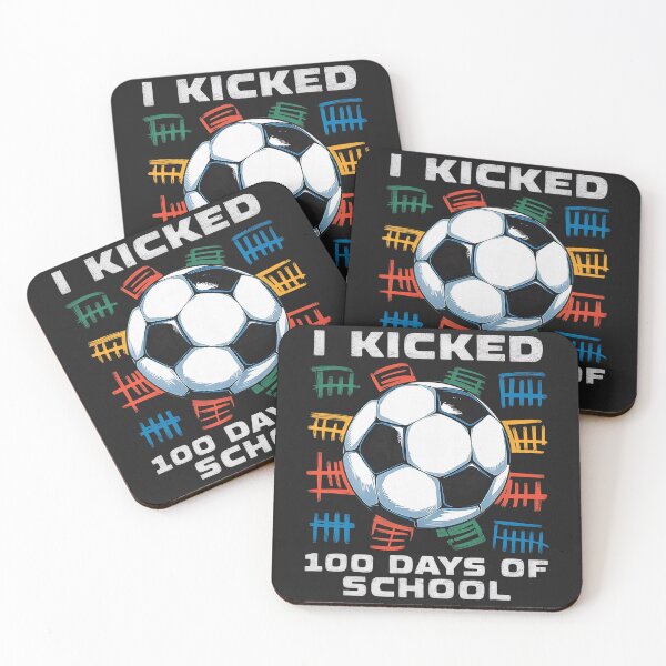 Item preview, Copy of  I Kicked 100 Days Of School Soccer 100th Day Balls For Boys  designed and sold by ArleneRowe.